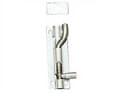 Image of Kent Tower Bolt available in sizes 38mm, 50mm, 63mm, 75mm, 100mm, 125mm, and 150mm made of aluminum