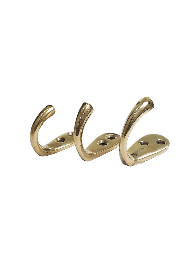 Large and sturdy Brass Hook for hanging heavy items