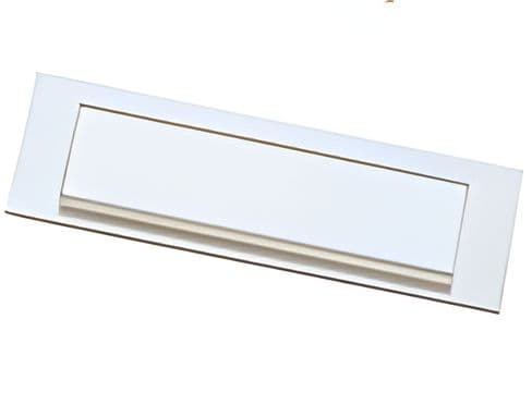 Aluminium letter plate, 200mm x 75mm and 300mm x 75mm