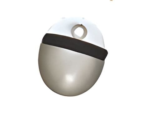 Aluminium frog-style door stopper