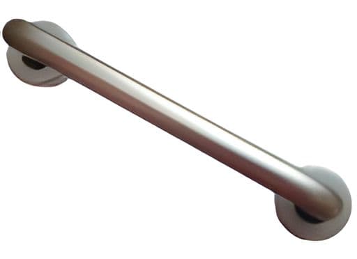 19mm rod aluminium door handle, 150 / 225 / 300mm, polished anodised