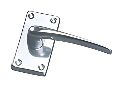 85mm aluminium lever handle with latch