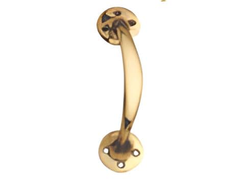 150mm brass telephone-style door handle