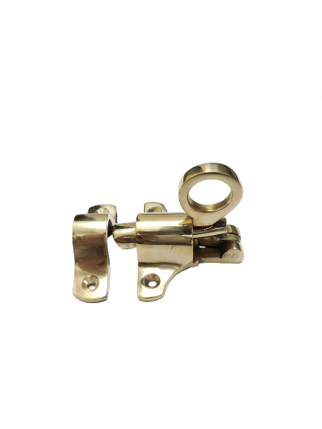Brass fan light catch latch set