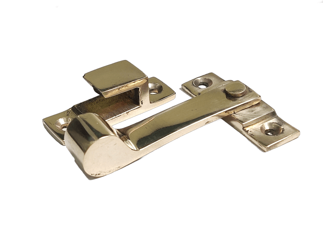 Plain brass fist-style fastener set