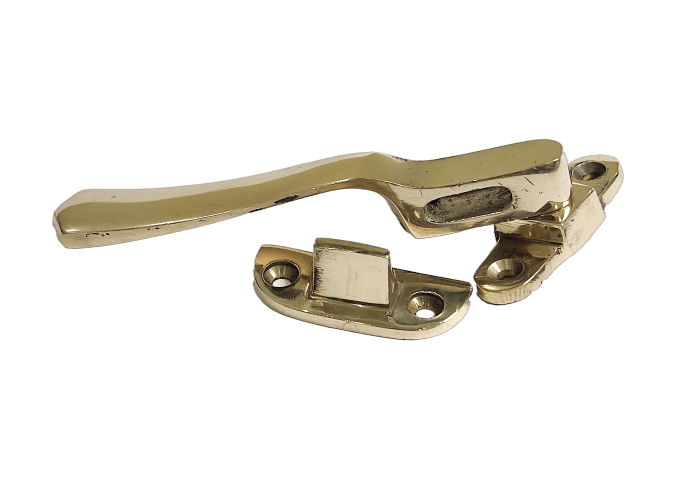 Plain triangle brass fastener set