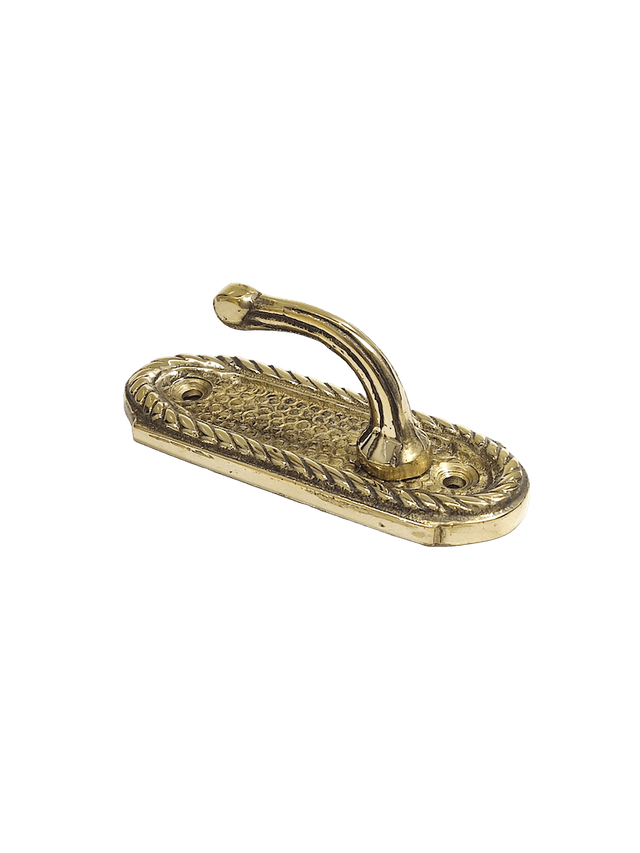 Naxine polished brass hook