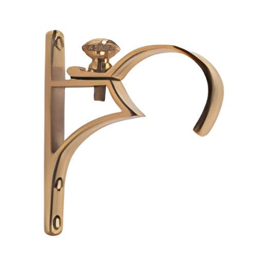 Brass curtain hardware fitting