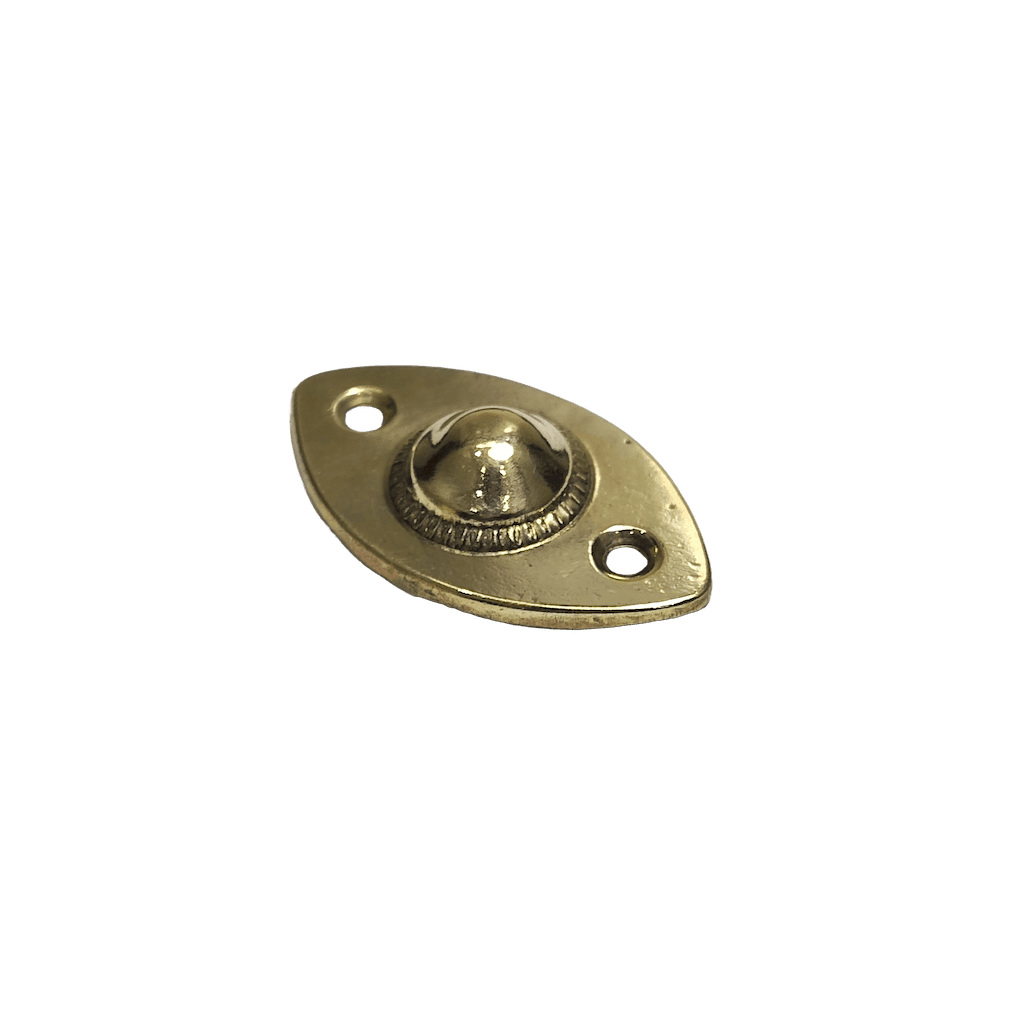 Brass sheet cap end for curtain rods