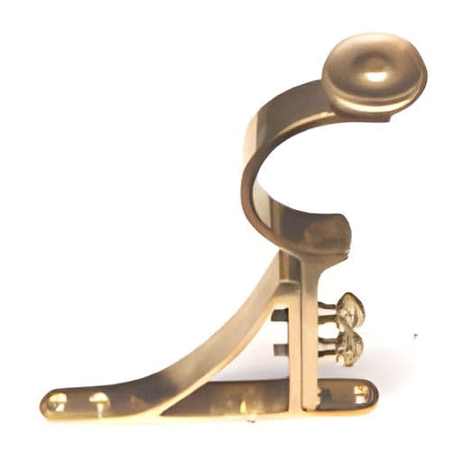 Brass curtain hardware fitting