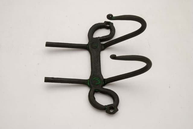 Handmade wrought iron hook