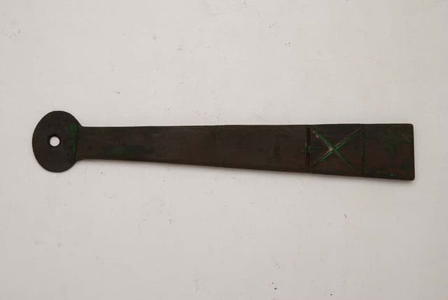 Wrought iron door hinge