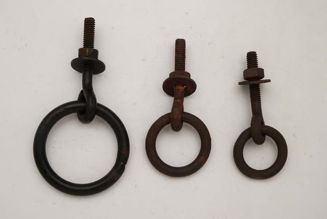 Wrought iron cabinet pull handle