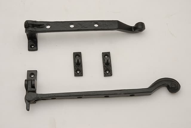 Wrought iron window stay