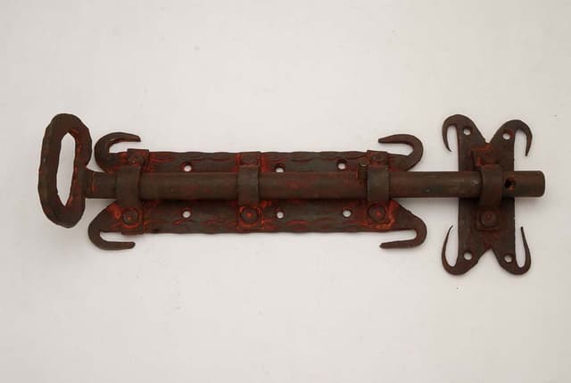 Wrought iron door bolt