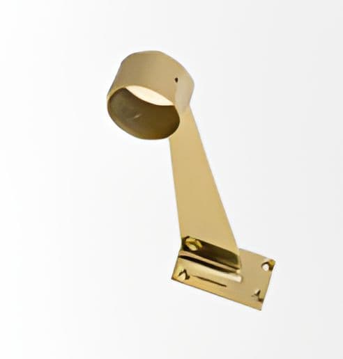 Brass railing hardware fitting