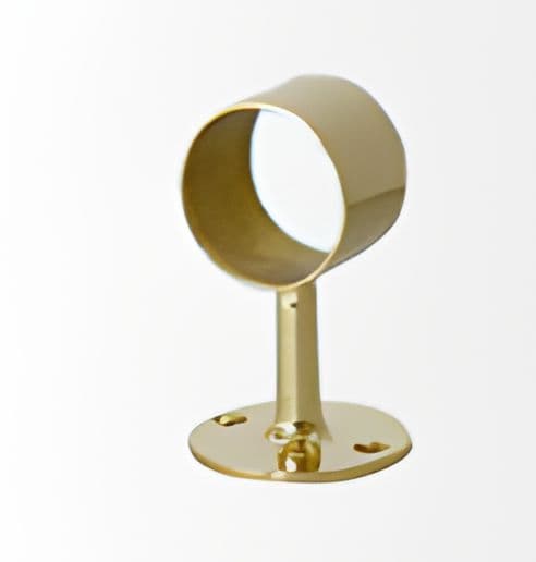 Brass medium through stand post for railings