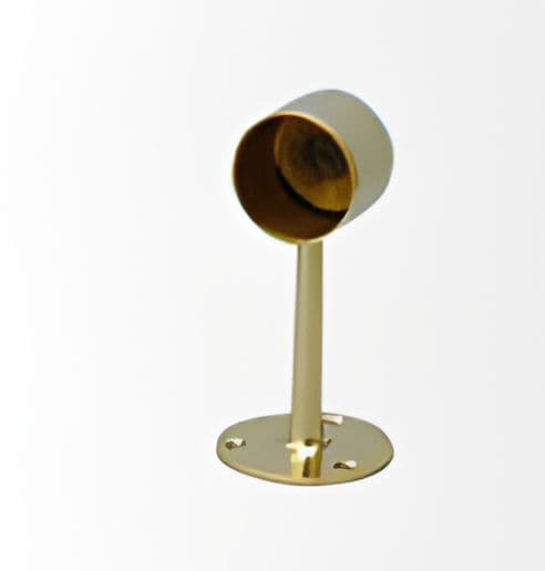 Closed brass stand post — alternate profile