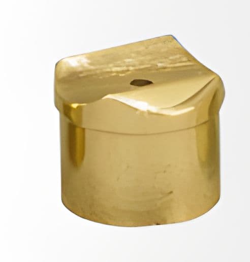 Brass railing hardware fitting