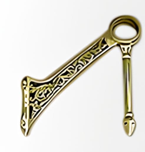 Brass hanging bracket for railing assemblies