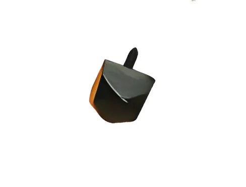 Black antique pyramid door stud with fixing spike, 20mm