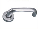 Aluminium lever handle with 19mm round rose