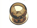 Plain mortice brass door knob pair in 40mm and 50mm