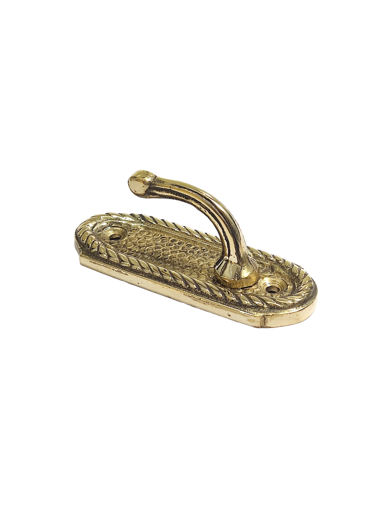 Naxine polished brass hook