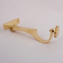 Long 50mm centre bracket for brass curtain rods