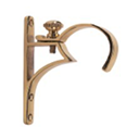 Brass curtain hardware fitting