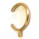 Brass cut ring for curtain assemblies