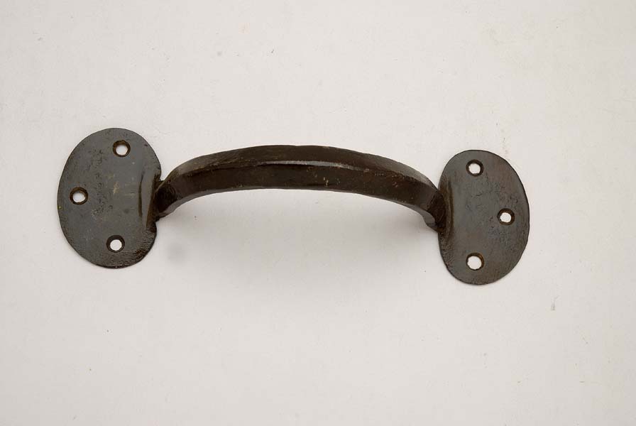Wrought iron door handle from the ironmongery range