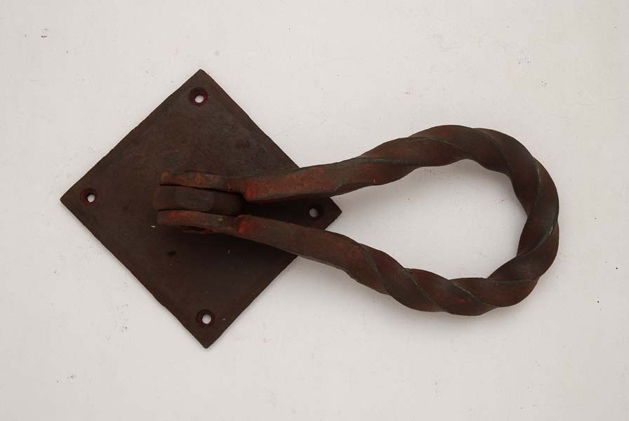 Traditional wrought iron door knocker