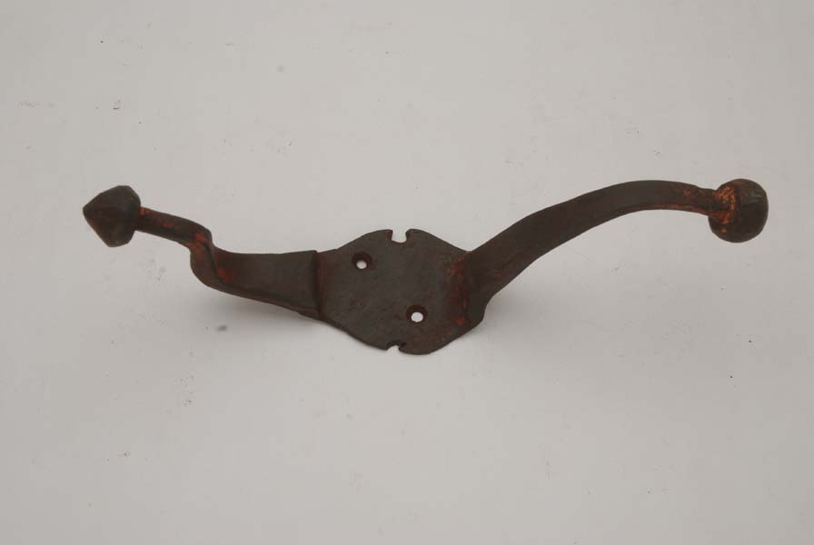 Wrought iron hook for ironmongery sets