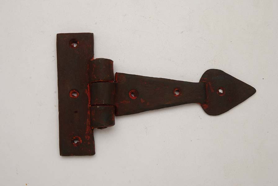 Heavy-duty iron door hinge