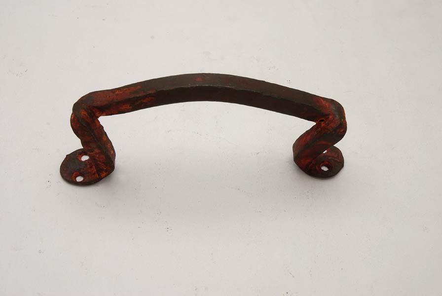 Decorative metallic iron handle