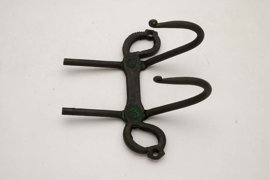 Handmade wrought iron hook