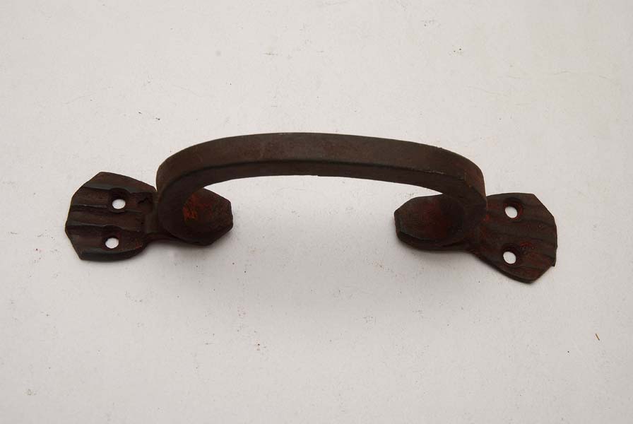 Sleek wrought iron metal handle