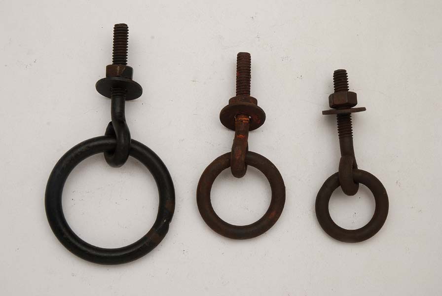 Wrought iron cabinet pull handle
