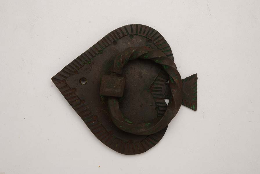 Round iron door knob, classic design